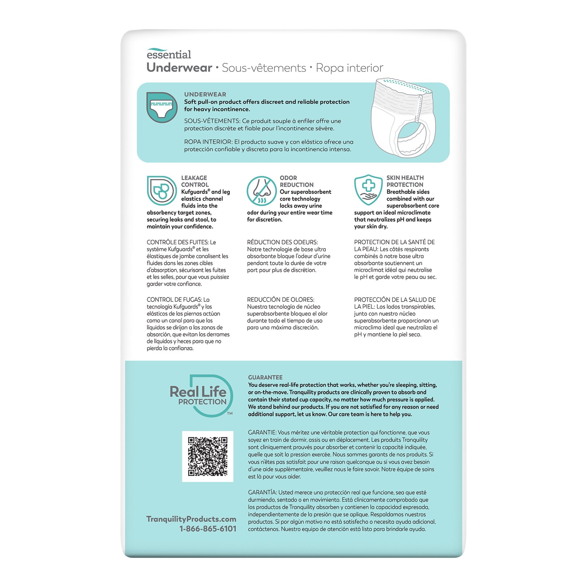 Select® Absorbent Underwear, Pediatric 2602