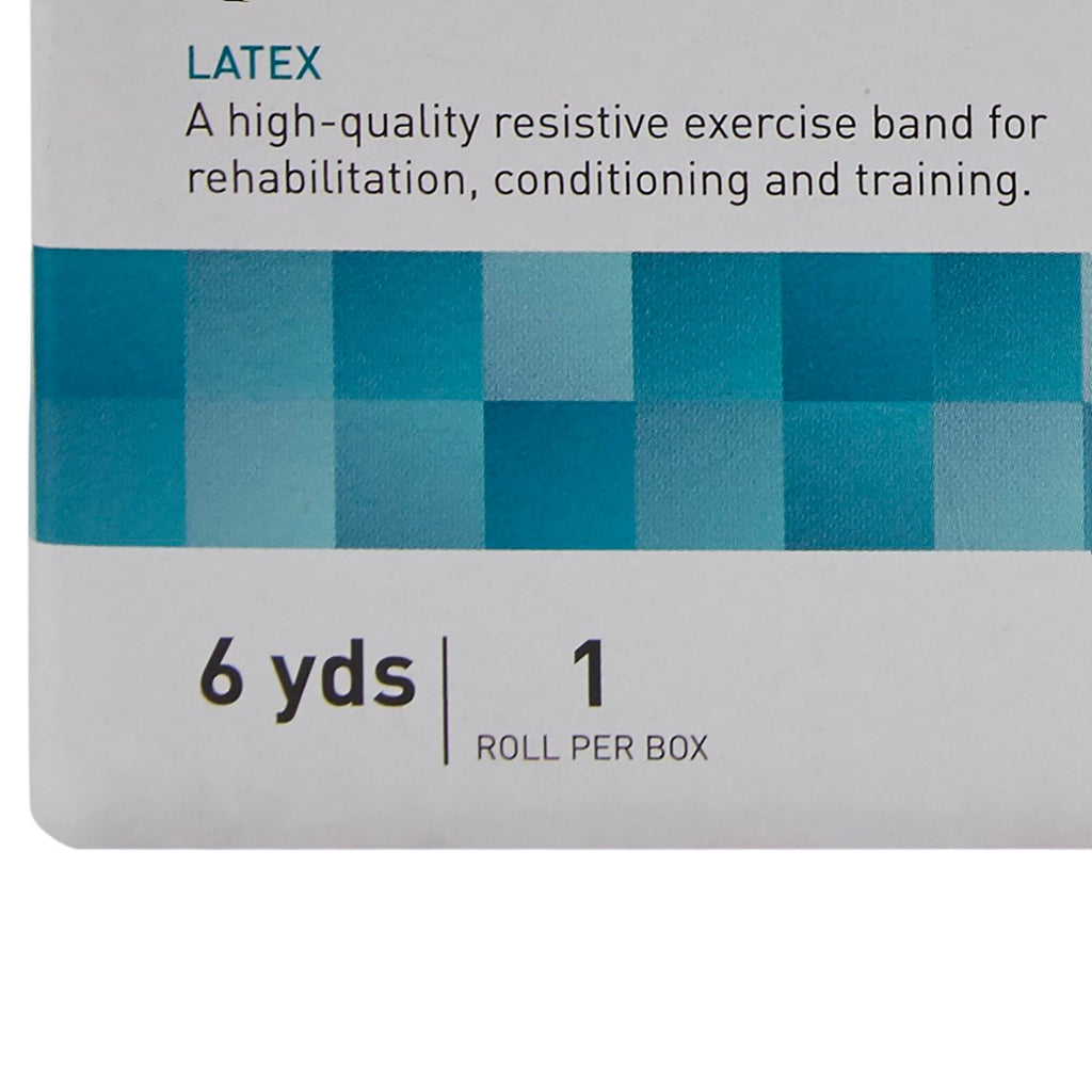 McKesson Exercise Resistance Band, Red, 5 Inch x 6 Yard, Light Resistance 169-5212
