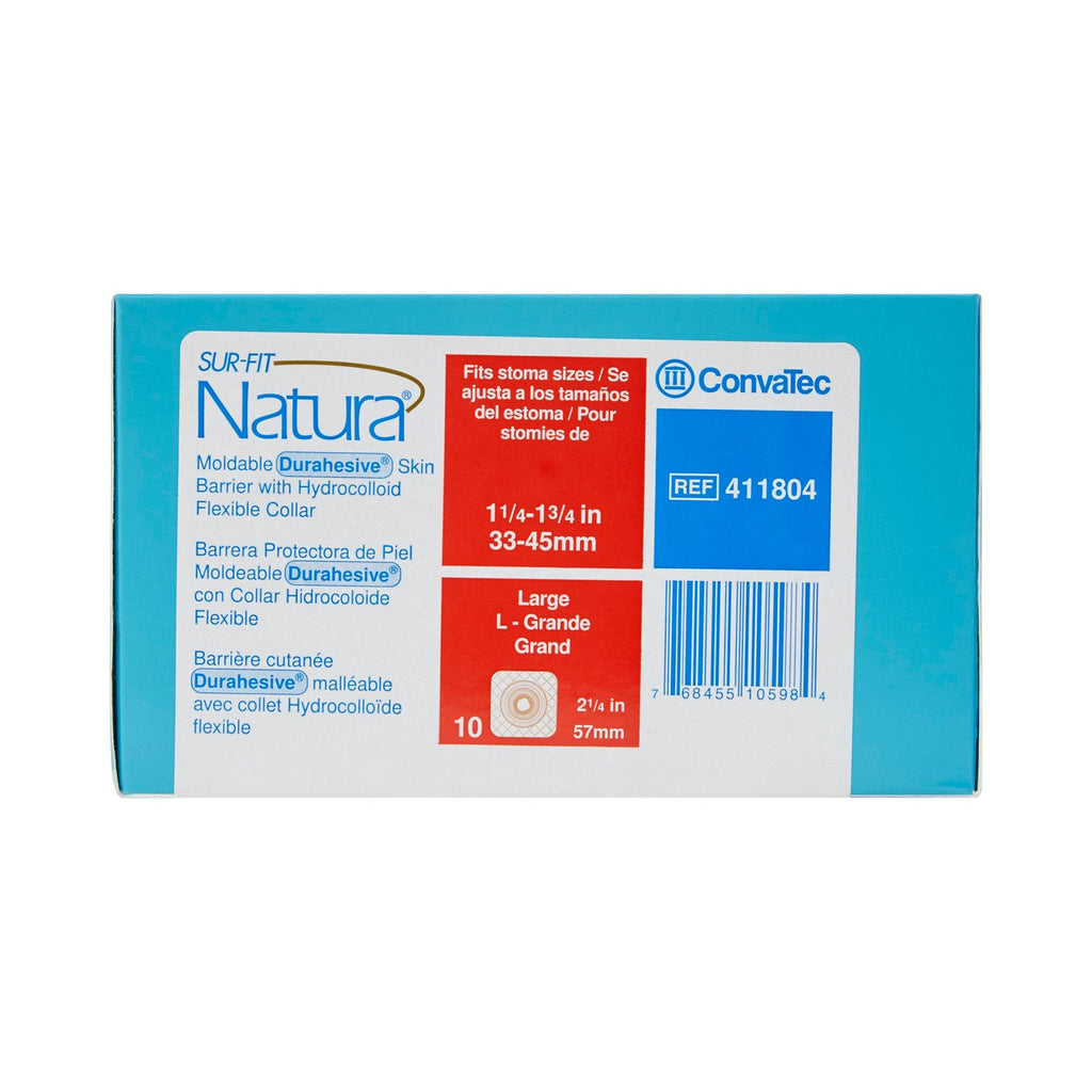 Sur-Fit Natura® Durahesive® Ostomy Barrier With 1¼-1¾ Inch Stoma Opening 411804