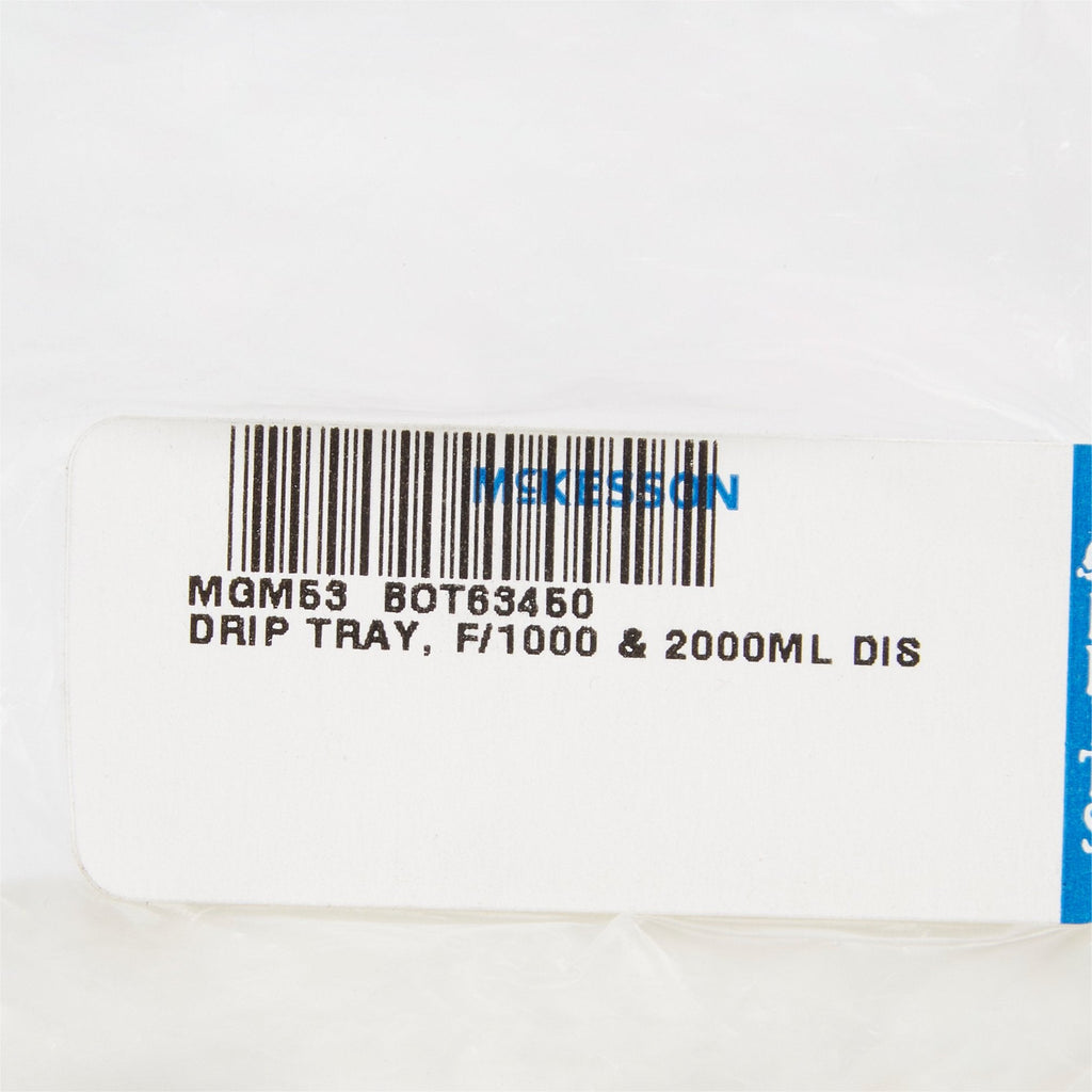 McKesson Dispenser Drip Tray for 1000 and 2000 mL Dispensers BOT63450