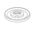 Dinex® Turnbury® Drinking Mug Lid for use with 8-ounce Mug and 5-ounce Bowl DX30008714