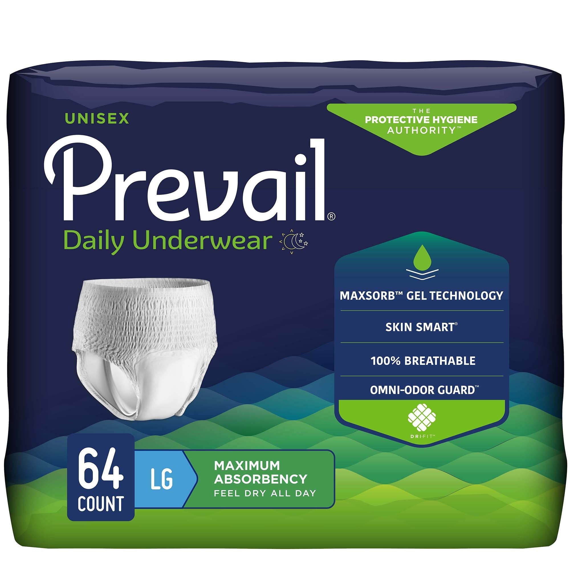 Prevail® Maximum Absorbent Underwear, Large PVS-513