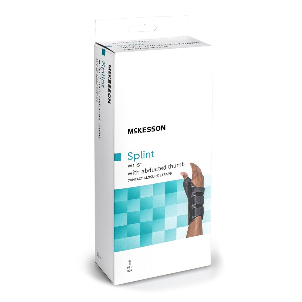 McKesson Left Wrist Splint with Abducted Thumb, Extra Large 155-81-87318