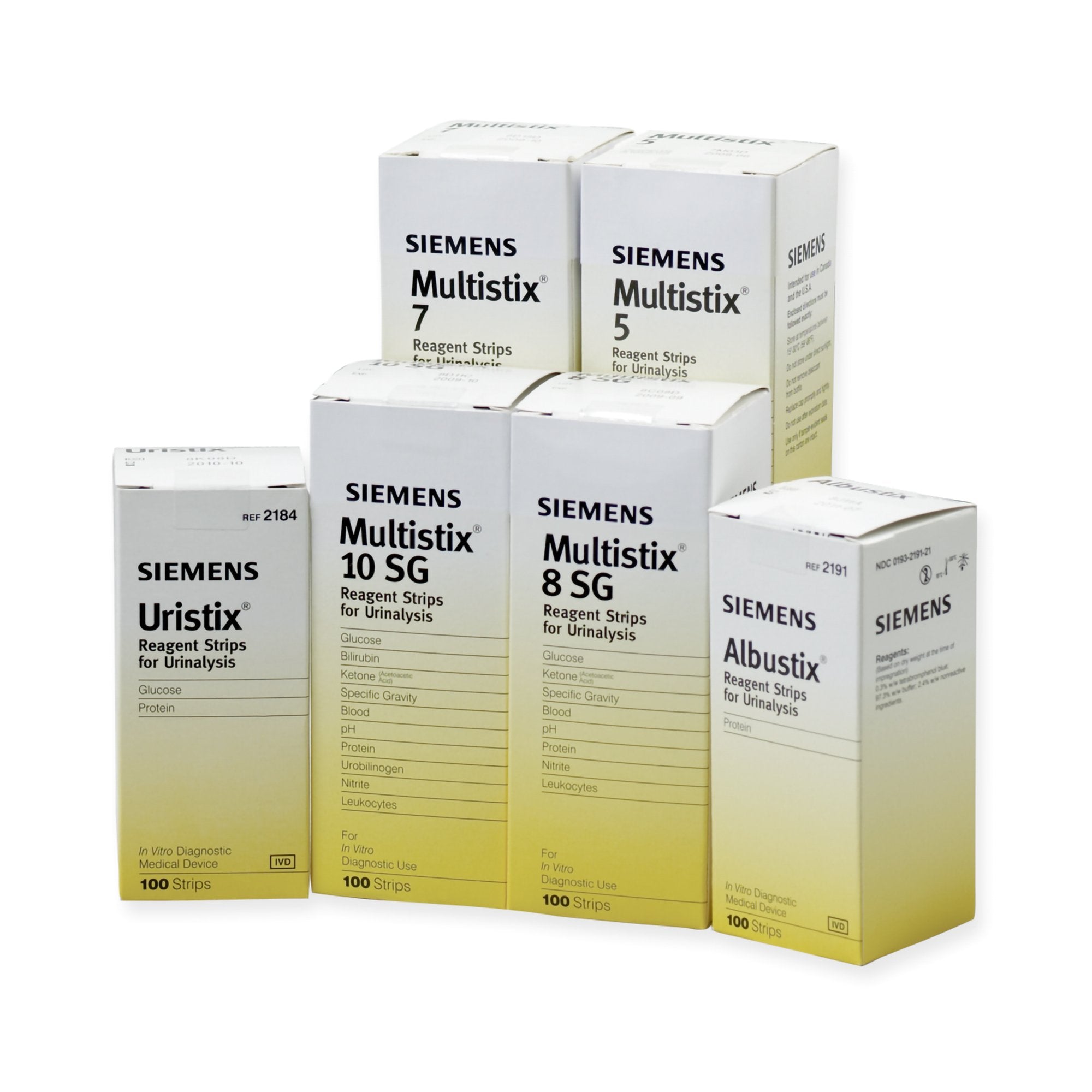 Uristix® 4 Urinalysis Reagent for Glucose, Leucocytes, Nitrite and Protein tests 10312569