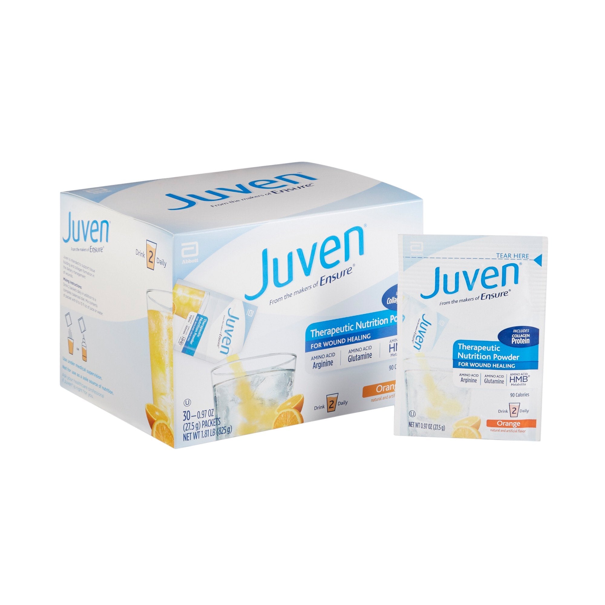 Juven® Orange Arginine/Glutamine Therapeutic Nutrition Powder 66693