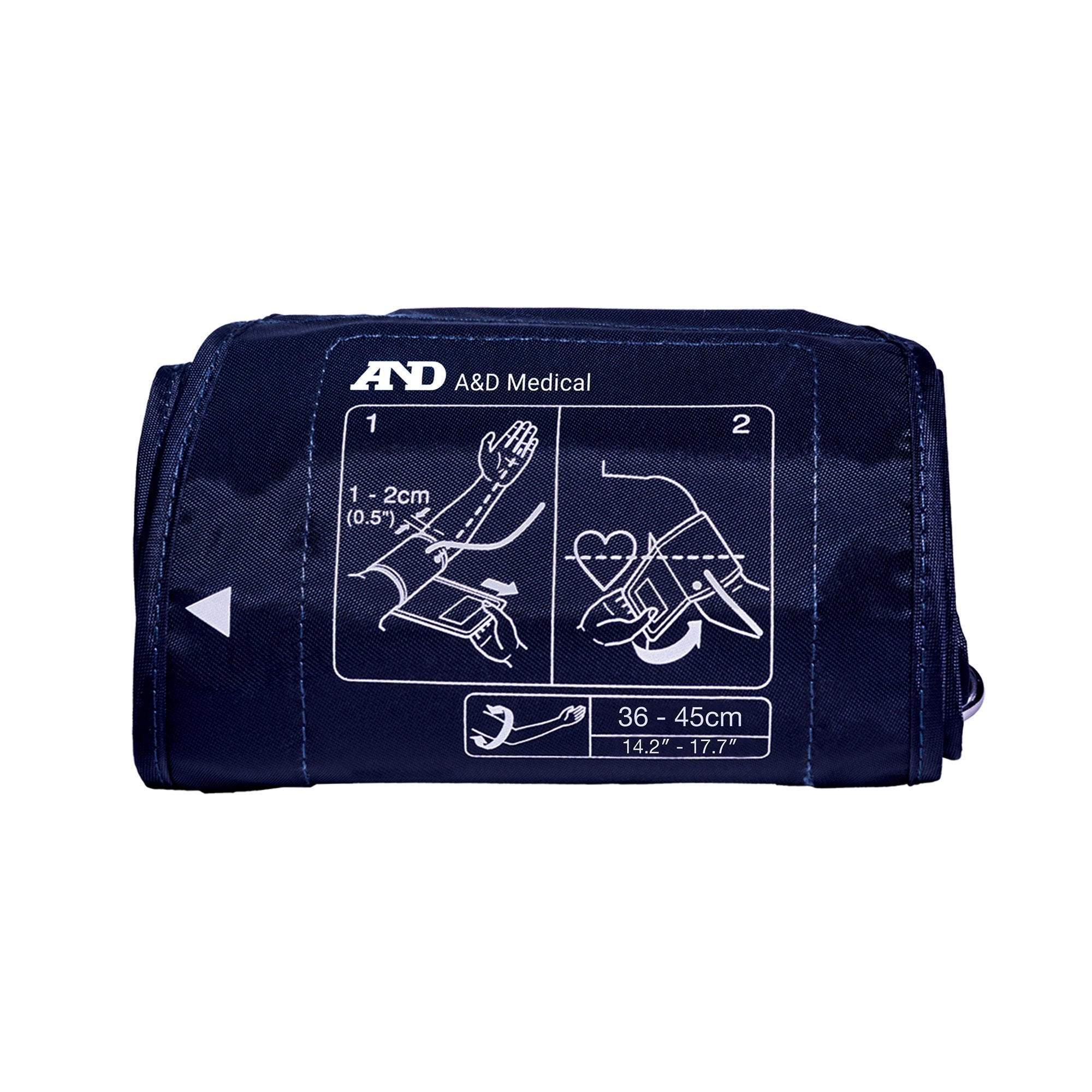 Reusable Blood Pressure Cuff Accufit® 36 to 45 cm Arm Nylon Cuff Large Cuff UA-281A
