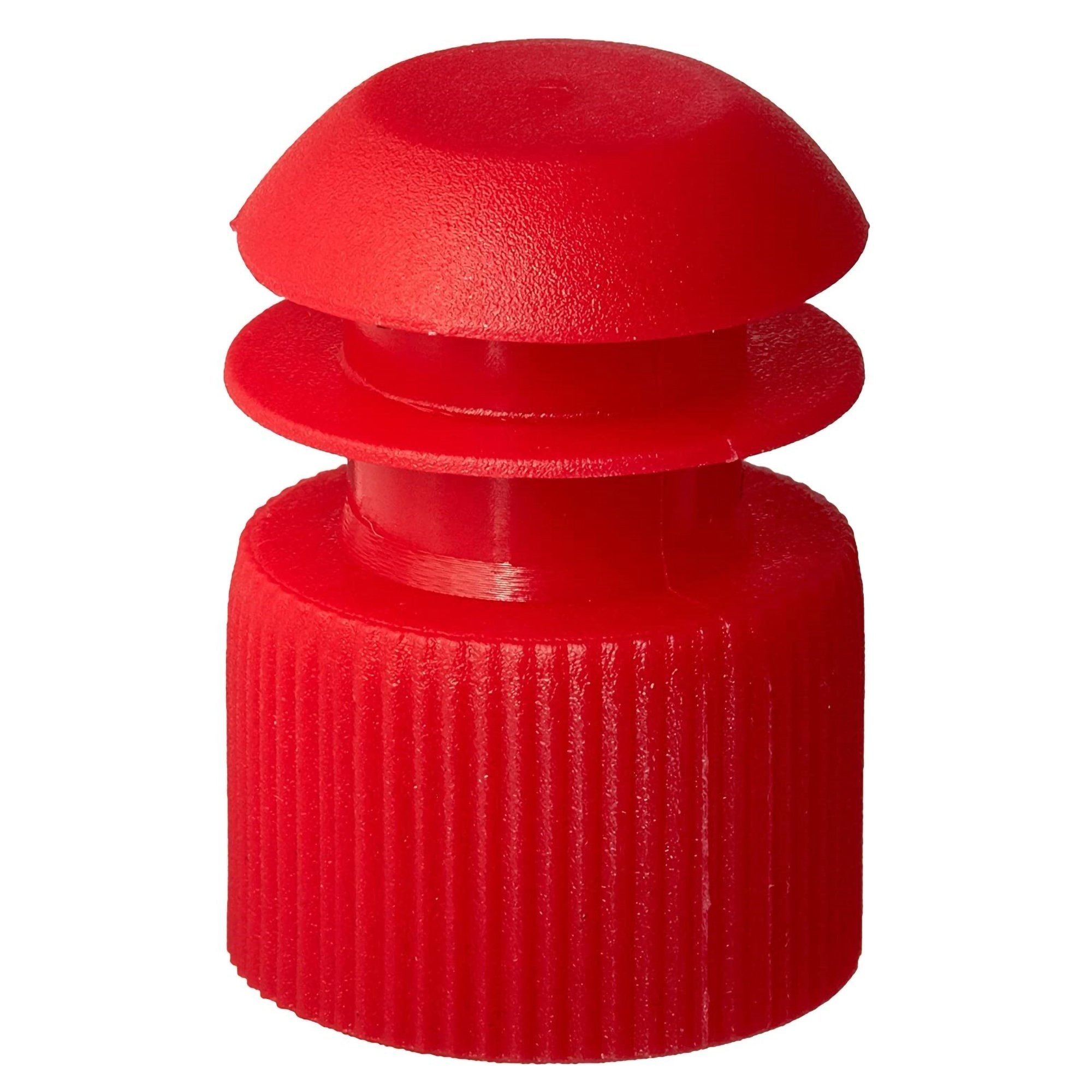 McKesson Tube Closure Flanged Plug Cap Red Polyethylene 1000 per Bag 177-118240R