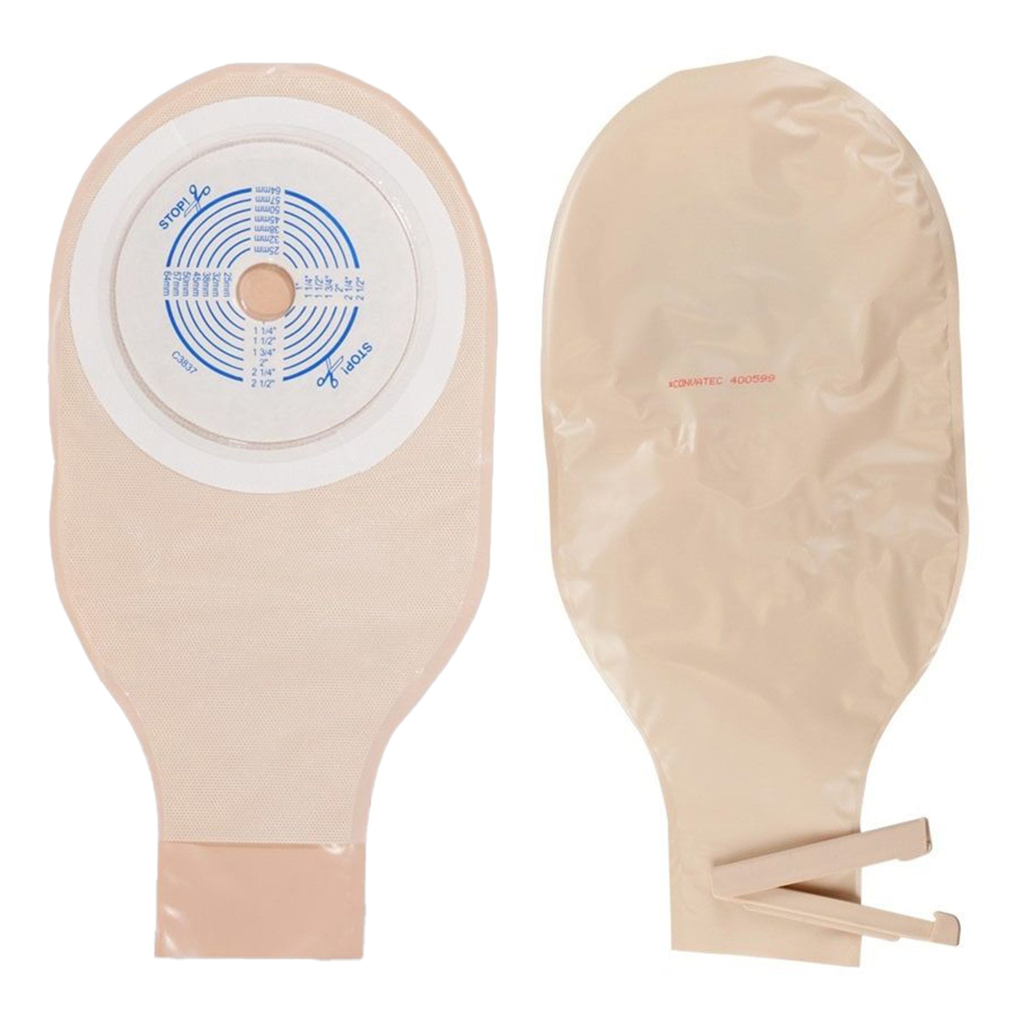 ActiveLife® One-Piece Opaque Colostomy Pouch, Cut to Fit Stomas 19 – 64 mm 400599
