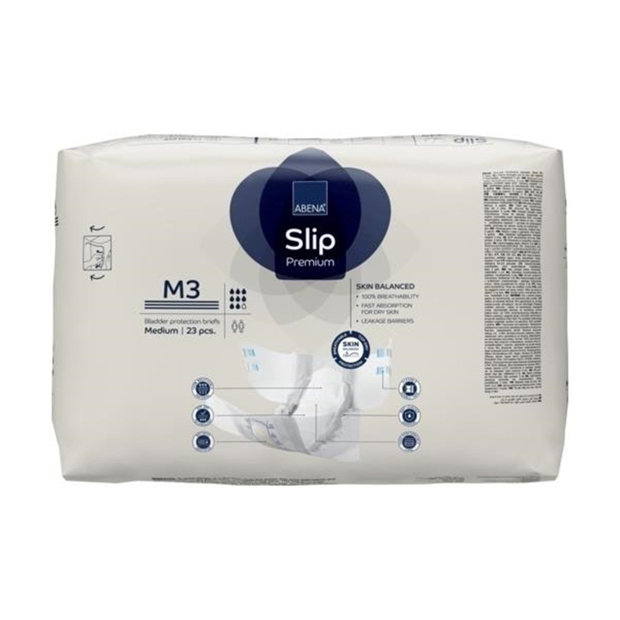 Abena® Slip Premium M3 Incontinence Brief, Medium 1000021286