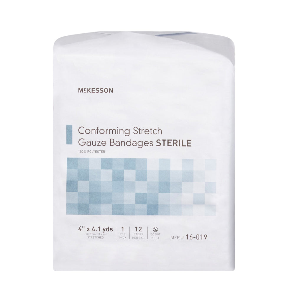 McKesson Sterile Conforming Bandage, 4 Inch x 4-1/10 Yard 16-019