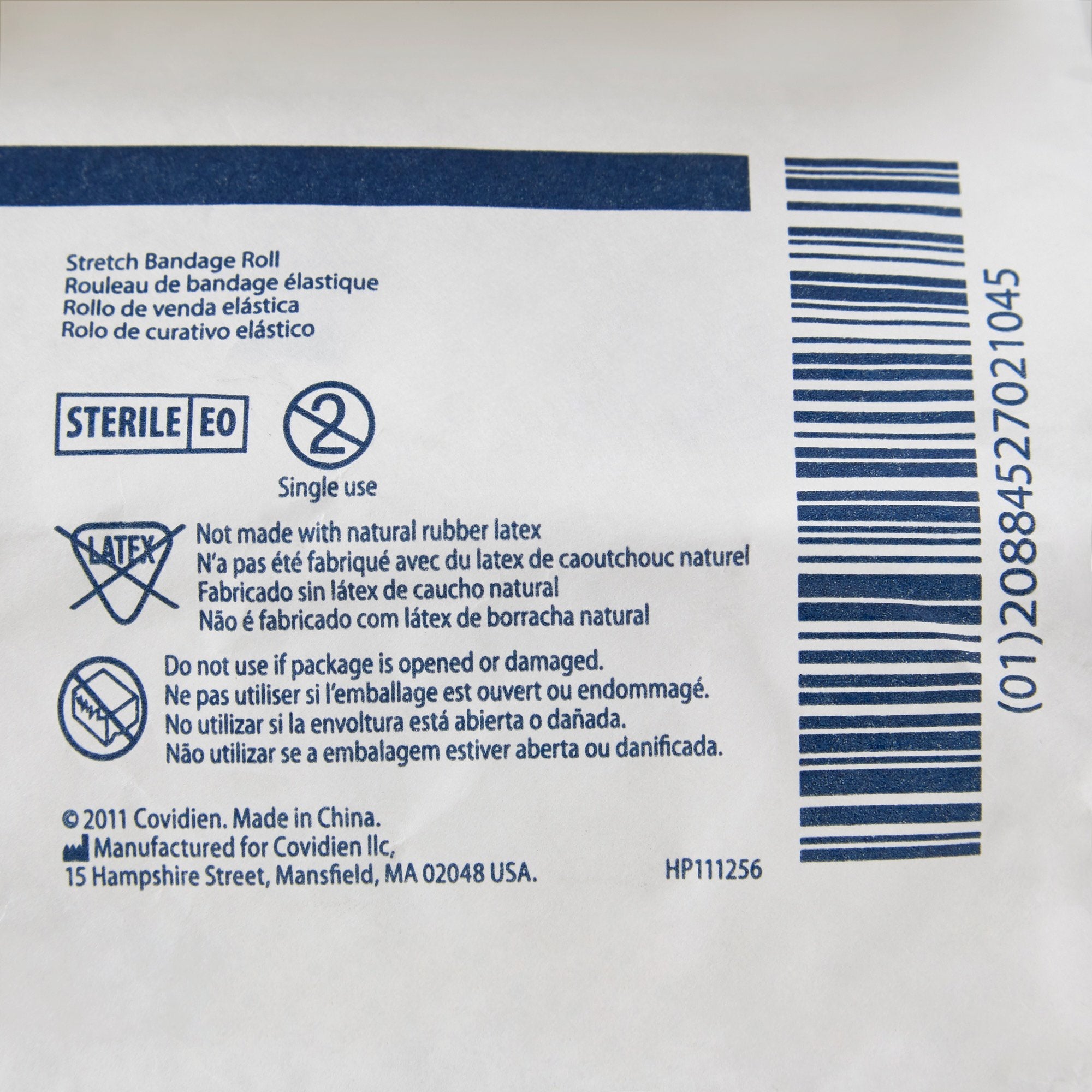 Dermacea™ Sterile Conforming Bandage, 4 Inch x 4-1/10 Yard, 1-Ply 441506