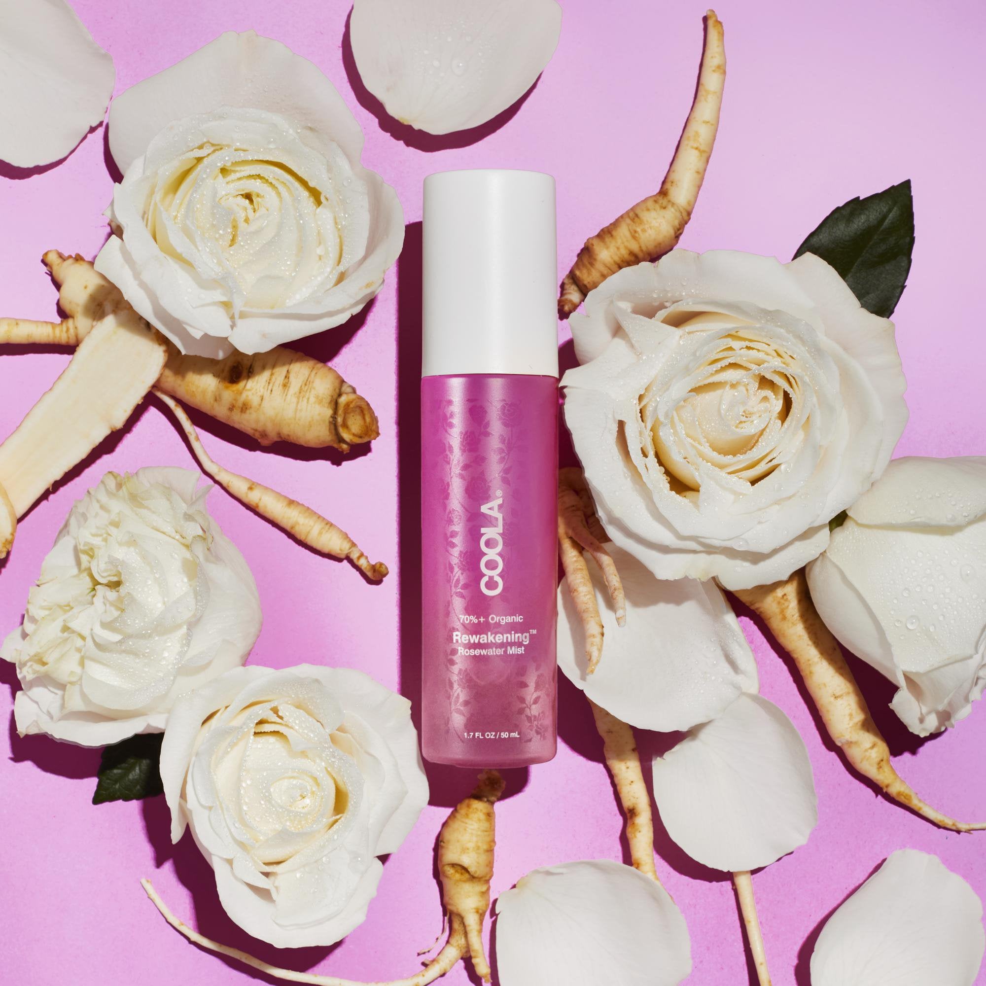 Facial Moisturizer Rewakening™ Rosewater Mist Face Spray 1.7 oz. Spray Bottle Floral Scent Liquid CL10300