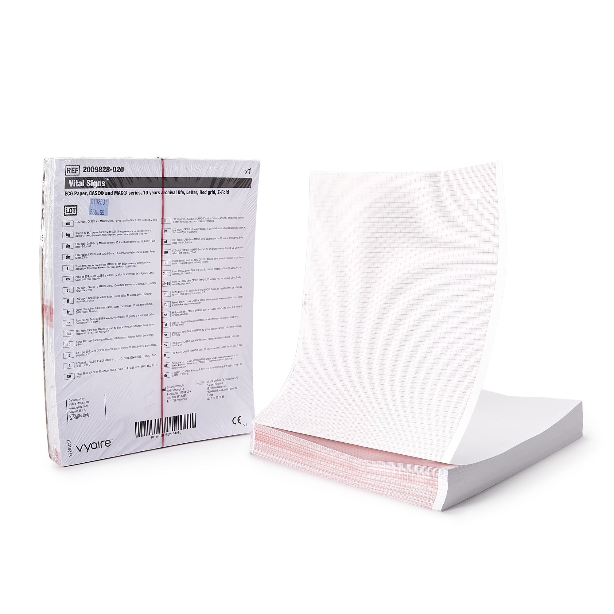 Vital Signs® ECG / EEG Recording Paper 2009828-020