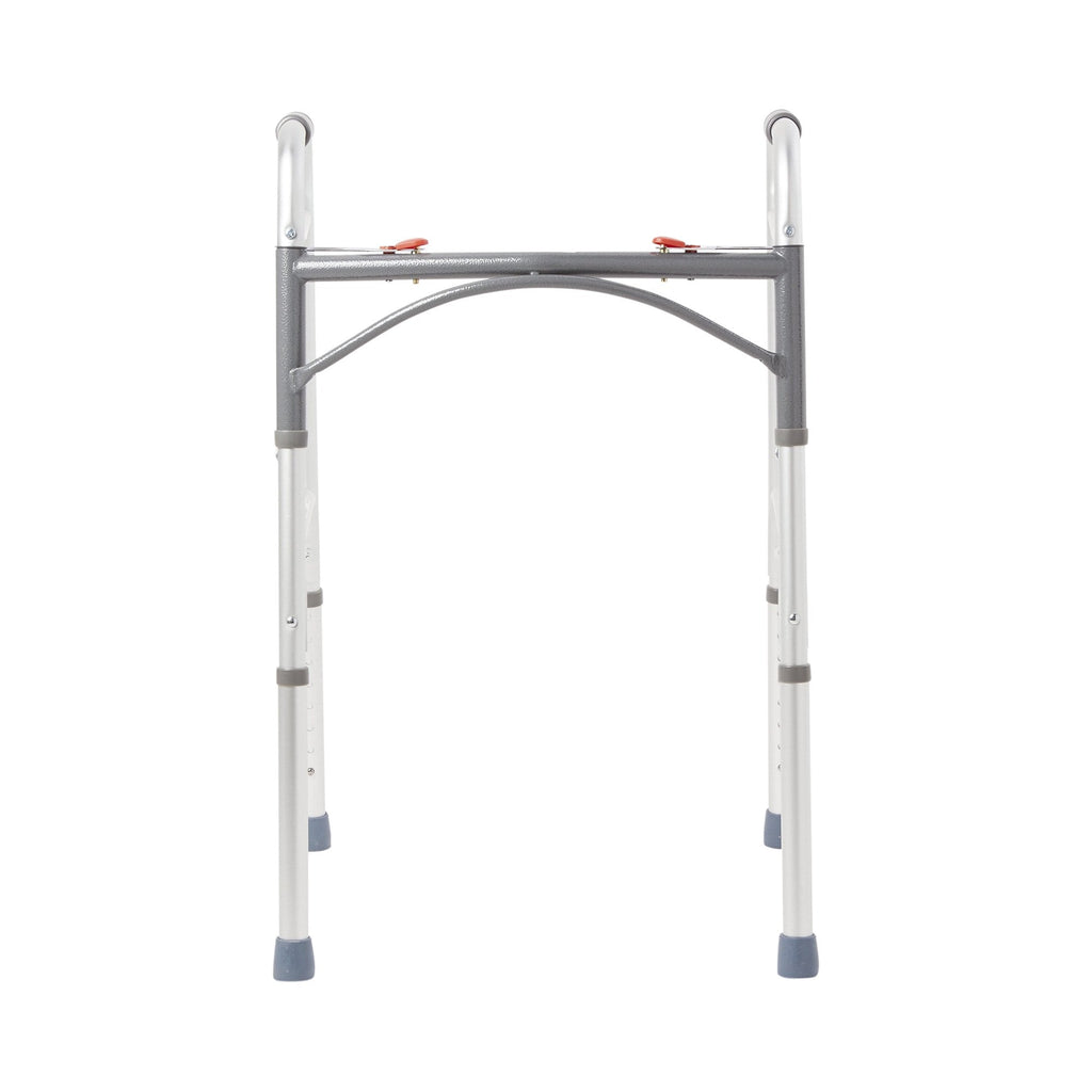 McKesson Aluminum Folding Walker, 32 – 39 Inch Height 146-10200-1