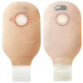 New Image™ 2-Piece Transparent Colostomy Pouch, Pre-cut to Fit 57 mm, Red Match 18193