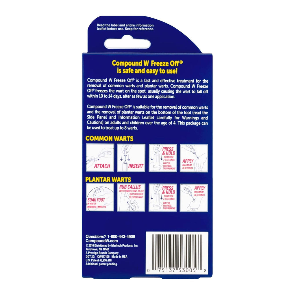 Compound W® Freeze Off® Dimethyl Ether / Propane Wart Remover 07513753005