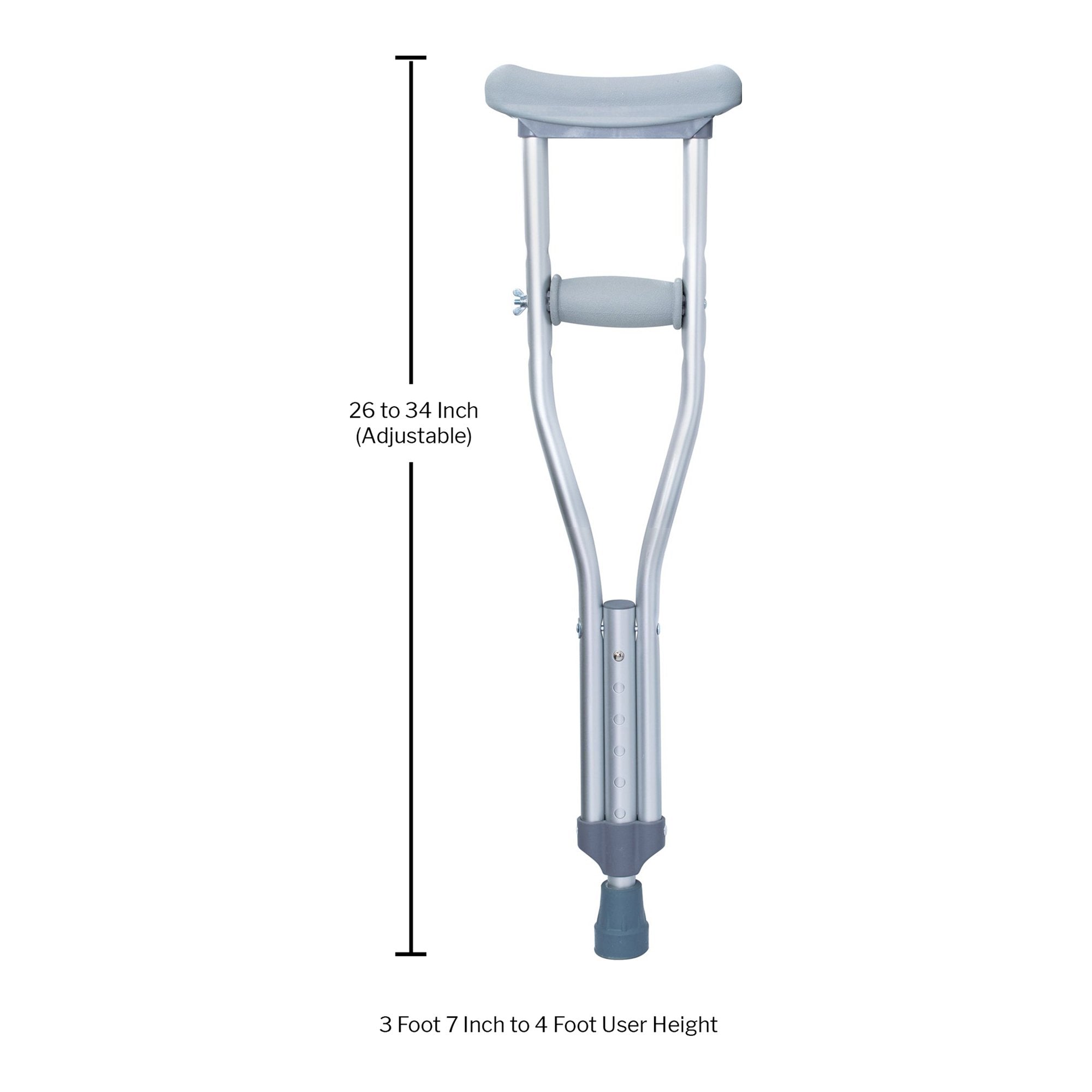 McKesson Underarm Crutches for Children 3'7" to 4' 146-10427