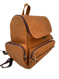 Premium Full Grain Leather Backpack: Classic Style & Durability"