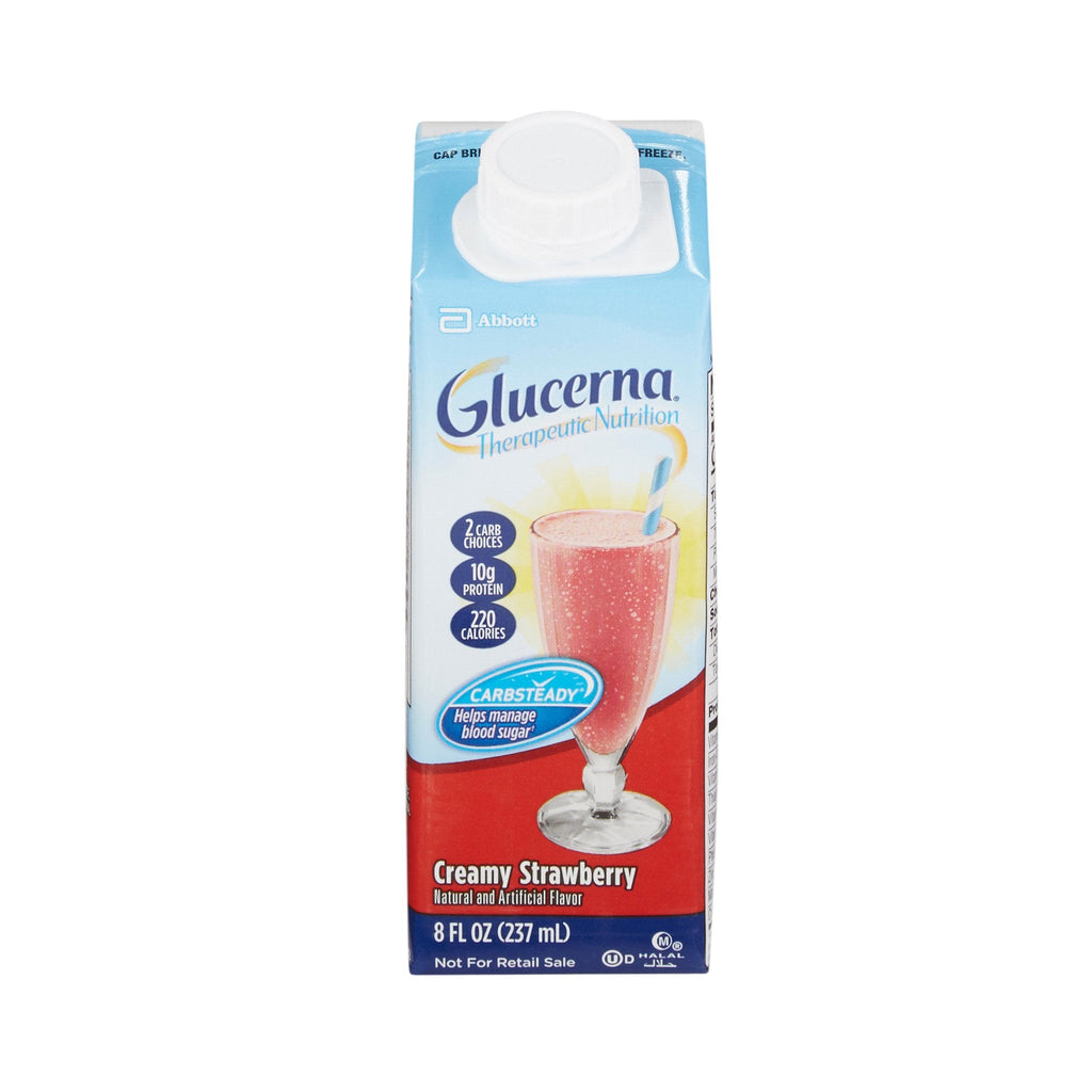 Glucerna® Strawberry Therapeutic Nutrition Shake, 8-ounce carton 64925