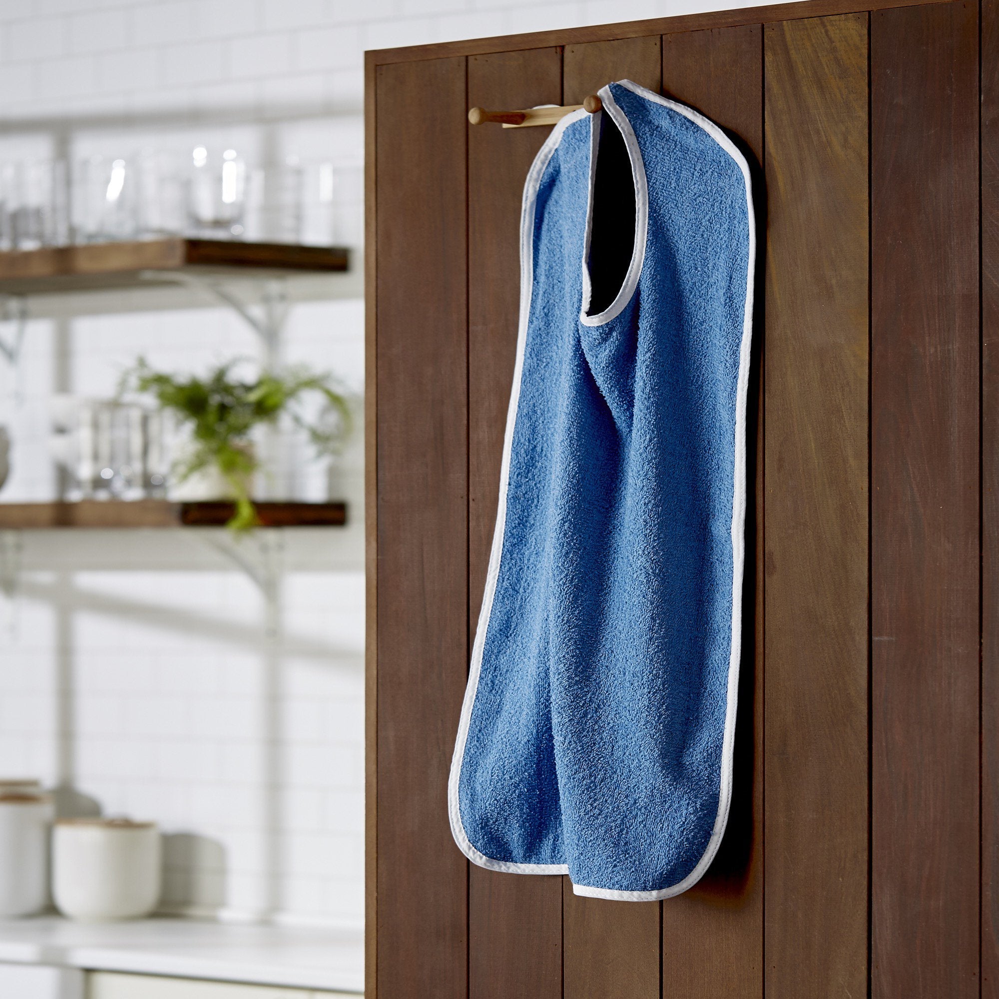 Beck's Classic Terry Adult Bib, Blue BTB1834