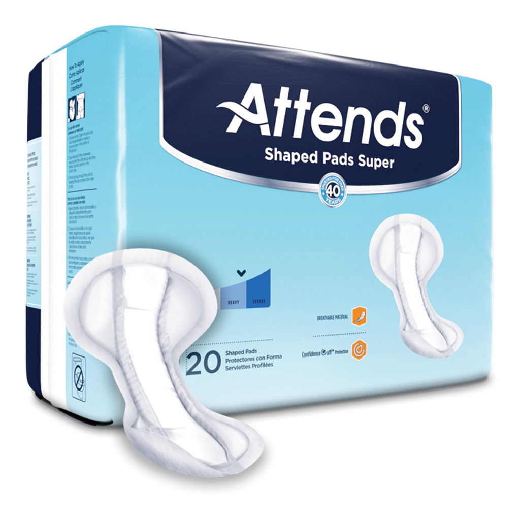 Attends® Shaped Bladder Control Pads, Super SPSA