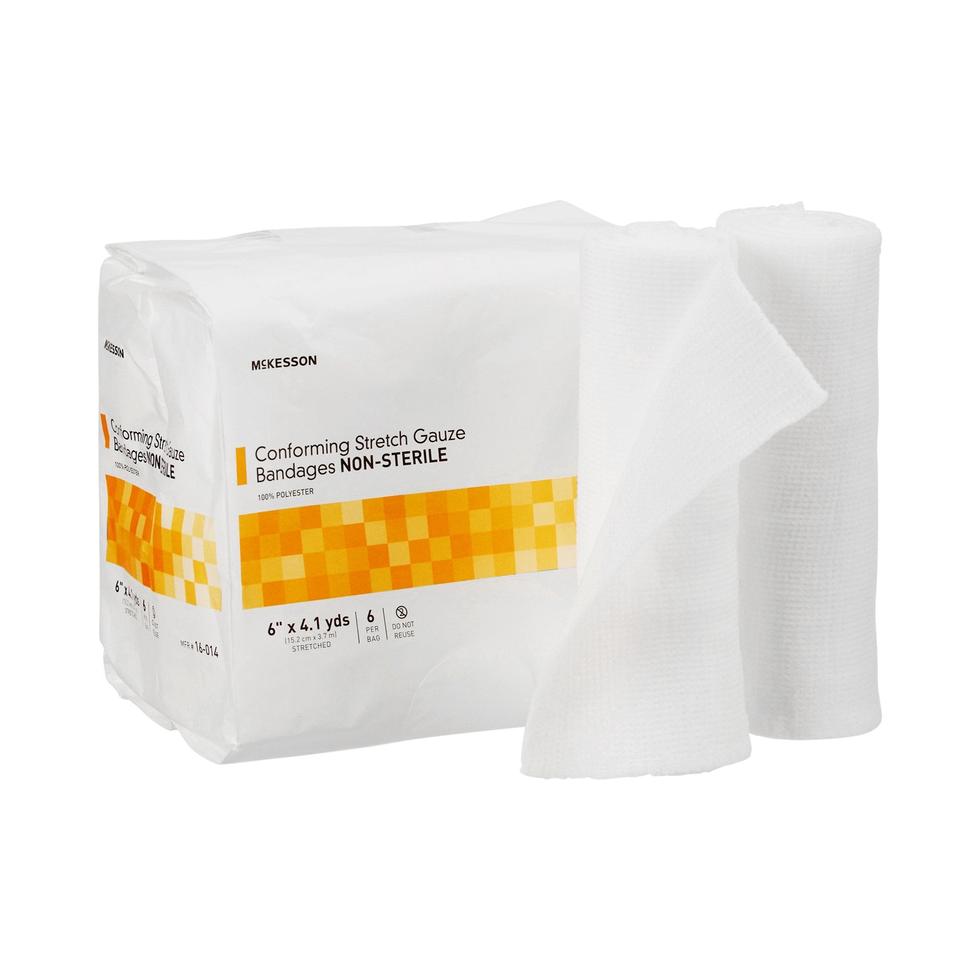 McKesson Conforming Bandage, 6 Inch x 4-1/10 Yard 16-014