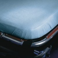 Snug-Fit® Fitted Stretcher Sheet, Blue, 30 x 84 Inch 44547