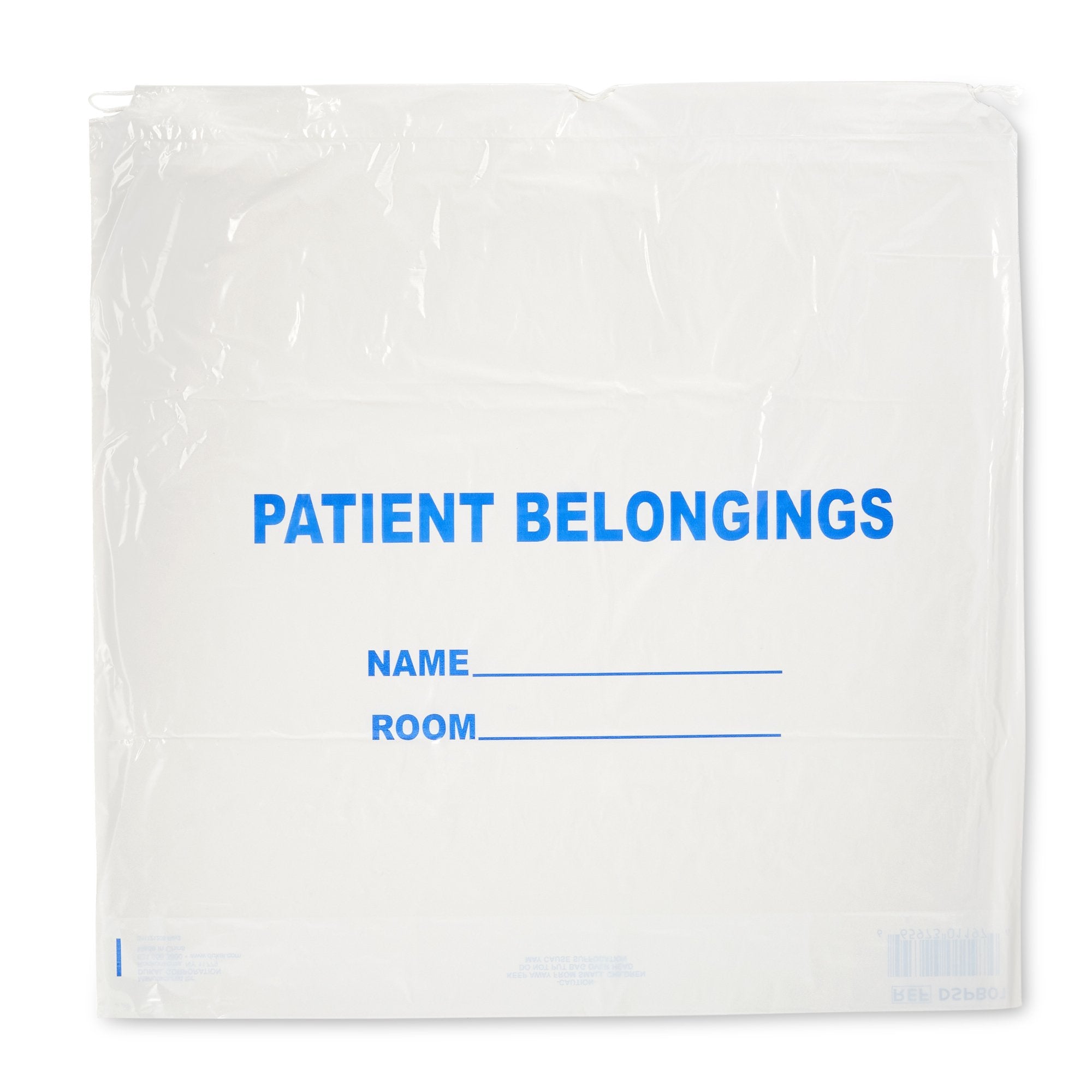 Dukal® Patient Belongings Bag, White DSPB01
