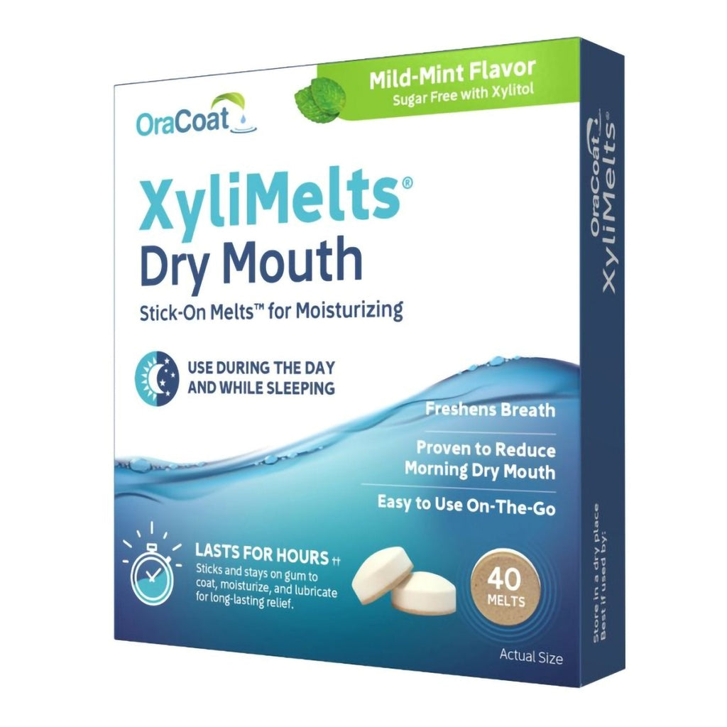 OraCoat XyliMelts Stick-On Melts for Moisturizing, Mild Mint 85593300051