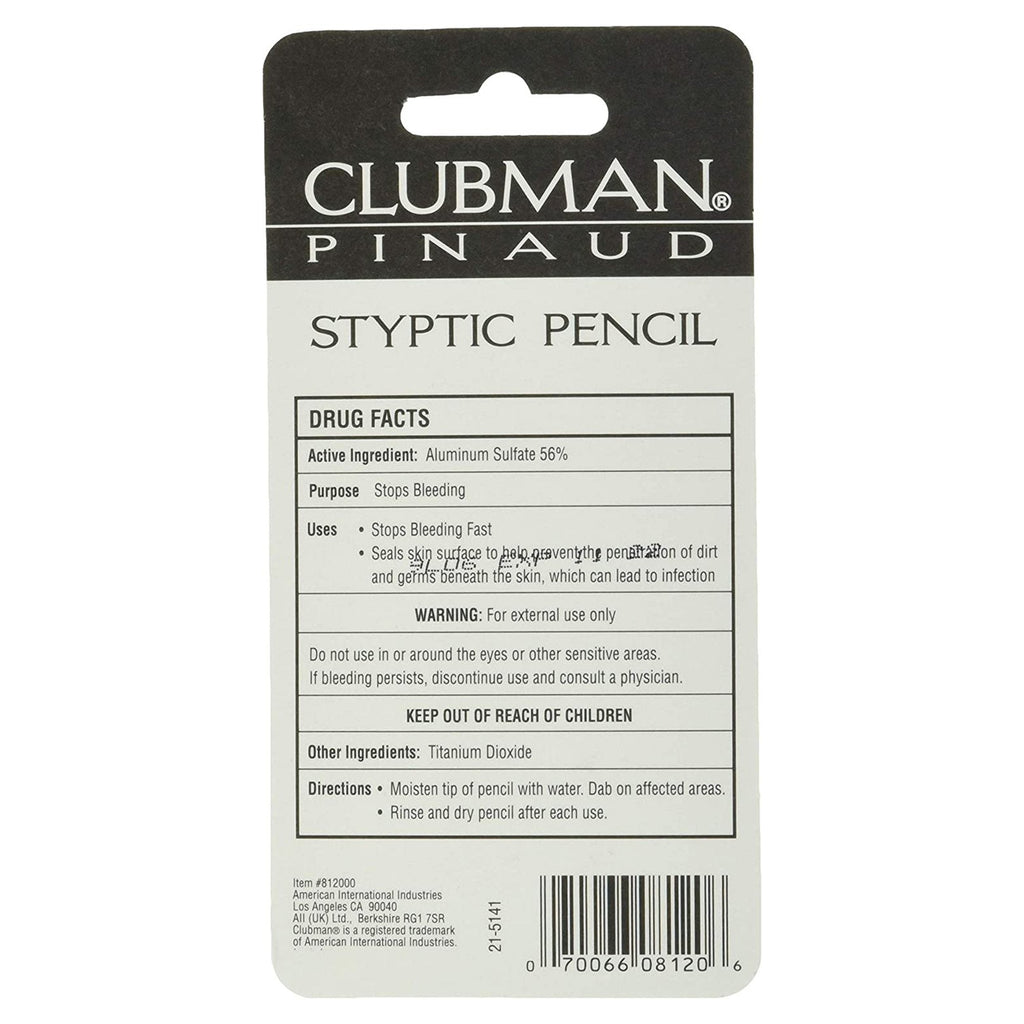 Clubman Styptic Pencil 07006608120