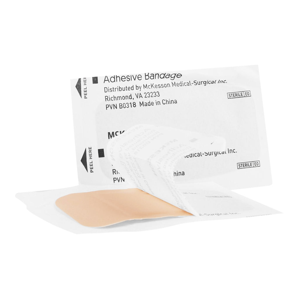 McKesson Tan Adhesive Strip, 2 x 4 Inch 16-4825
