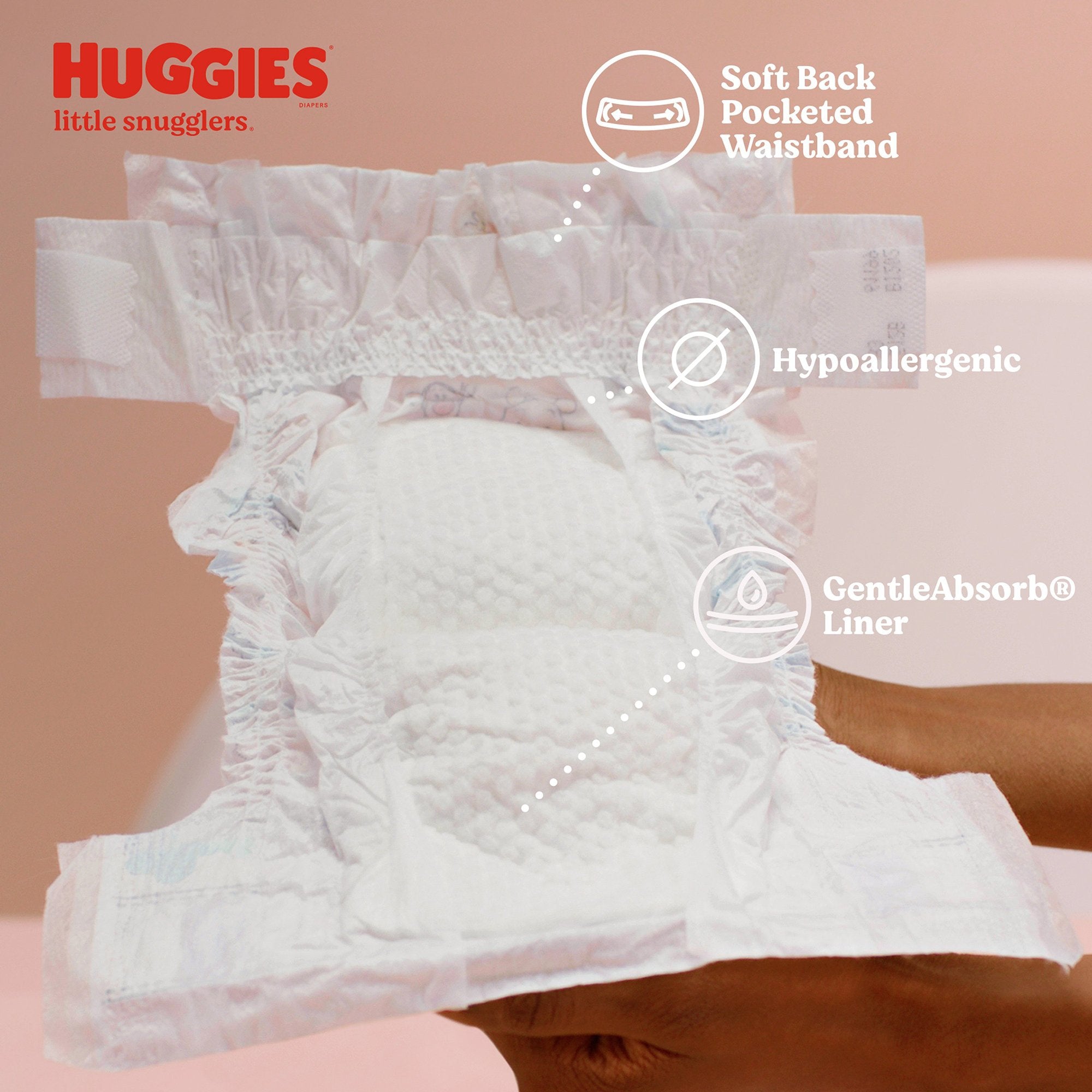 Huggies® Little Snugglers Diaper, Newborn 52238