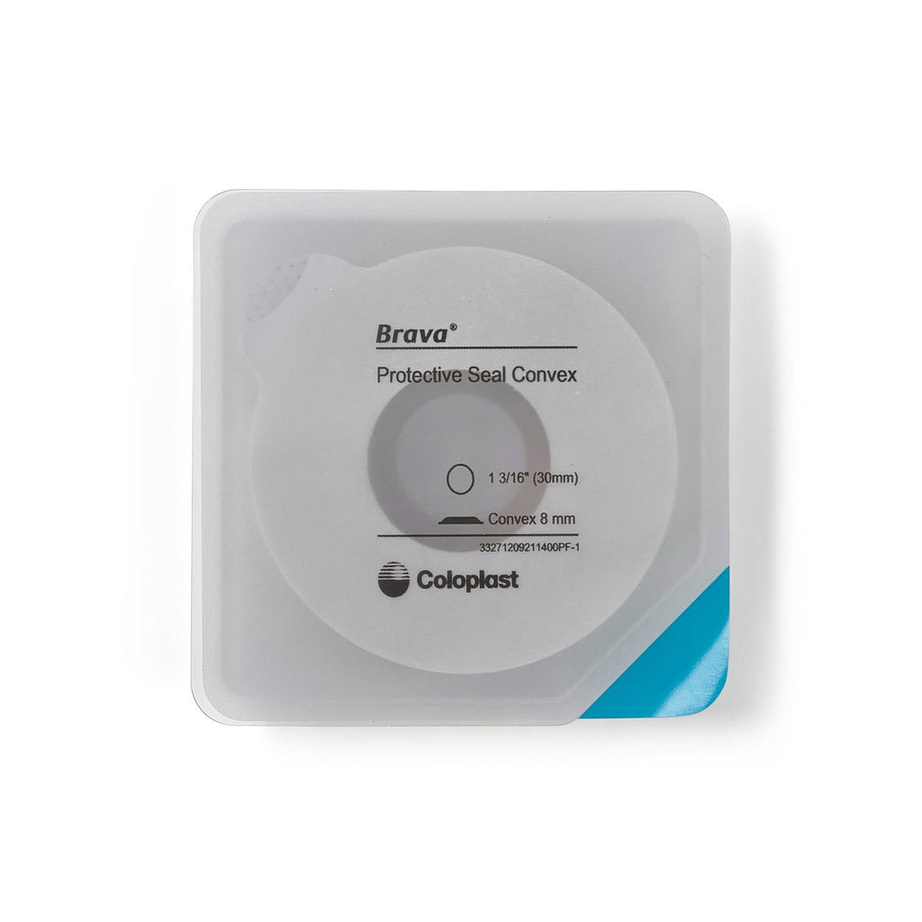 Ostomy Seal Brava® Convex, Starter Hole 1-3/16 Inch (30mm) 12092