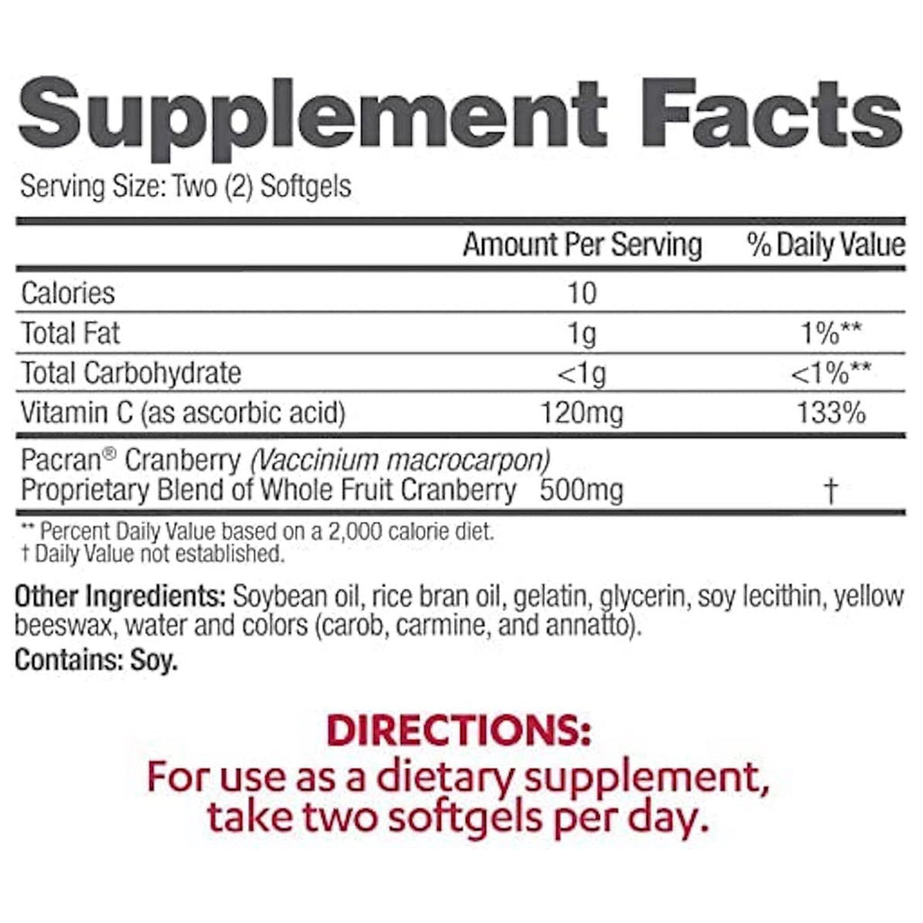 AZO Cranberry® Urinary Tract Health Softgels 78765110167