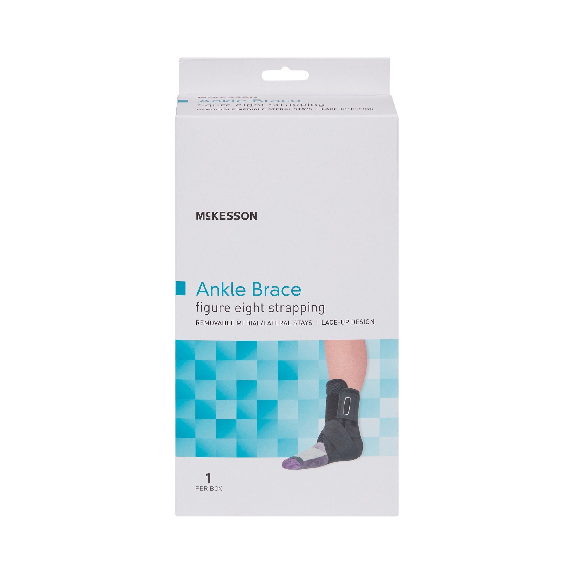 McKesson Low Profile Open Heel Open Toe Ankle Brace, Extra Large 155-81-97048