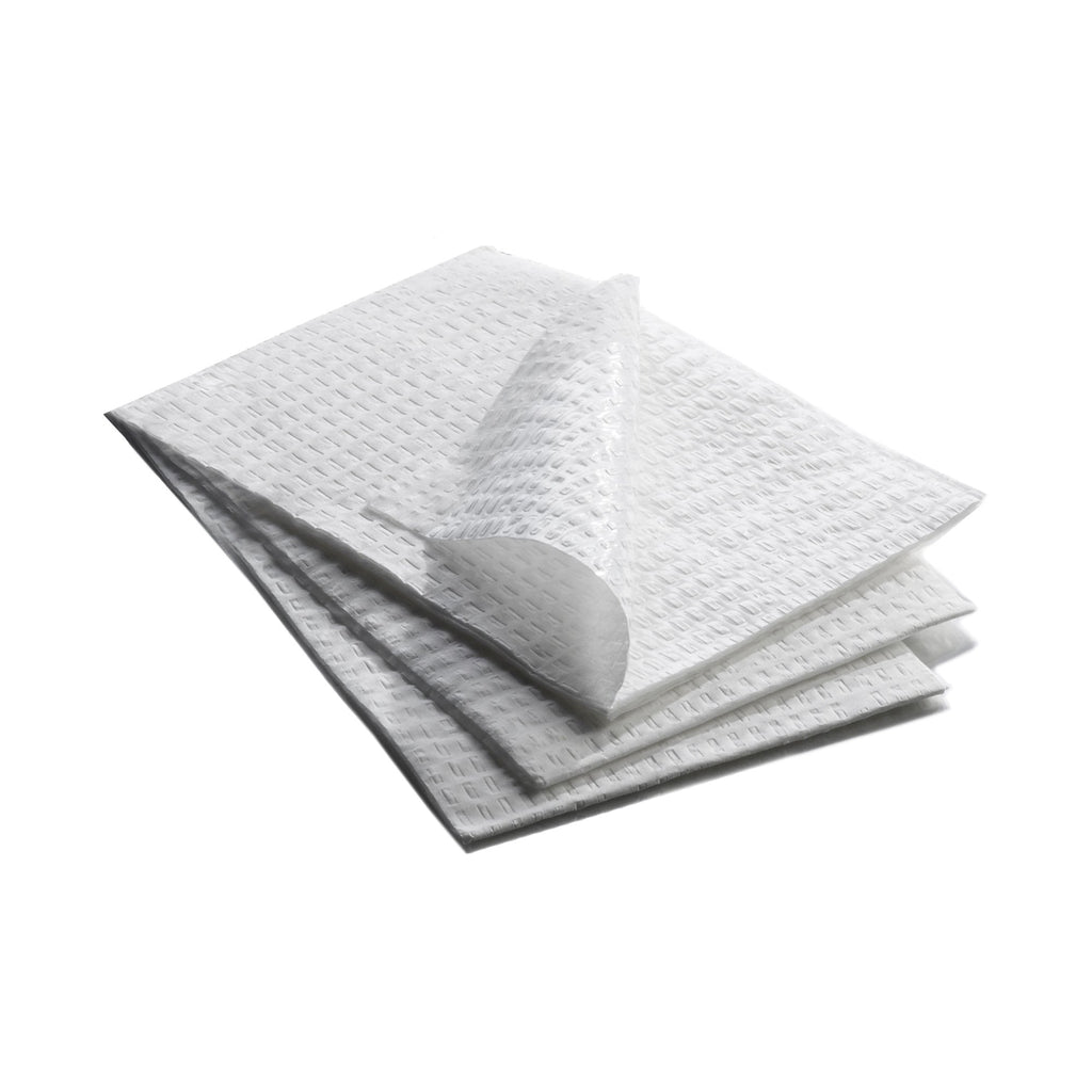 McKesson White Dental Bib, 13-1/2 x 18 Inch 143-43445