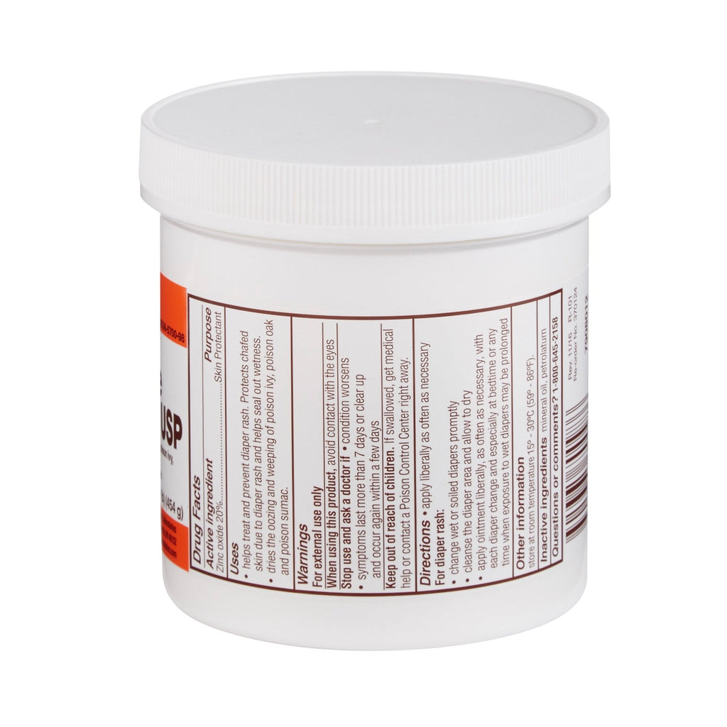 Rugby® Zinc Oxide Skin Ointment USP, 16 oz. 00536131698