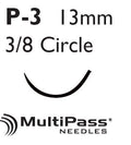 J & J Healthcare Systems Coated Vicryl Suture with Needle J494H, Box of 36