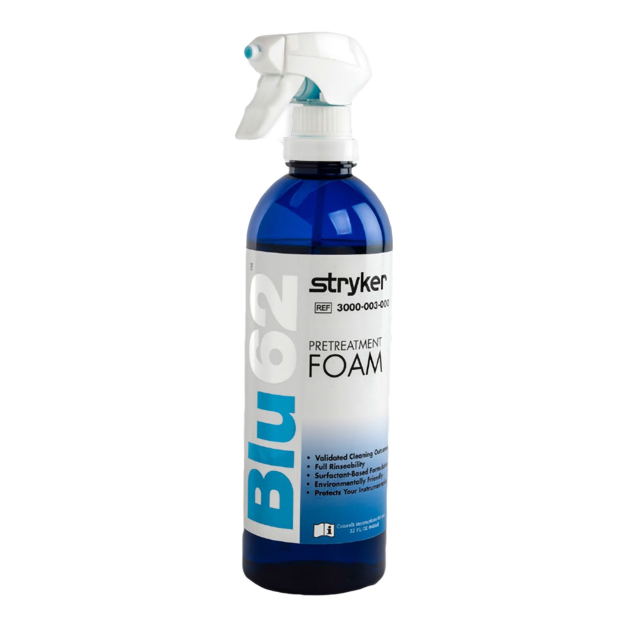 Instrument Detergent Blu62™ Foam RTU 32 oz. Bottle Light Lavender Scent BLU62-PTB