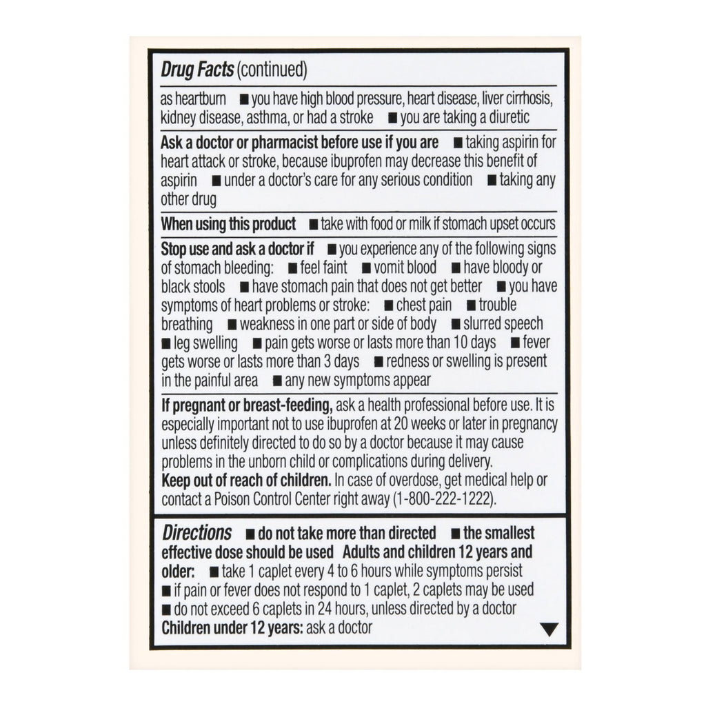 Foster & Thrive™ Ibuprofen 200 mg Coated Caplets 70677113601