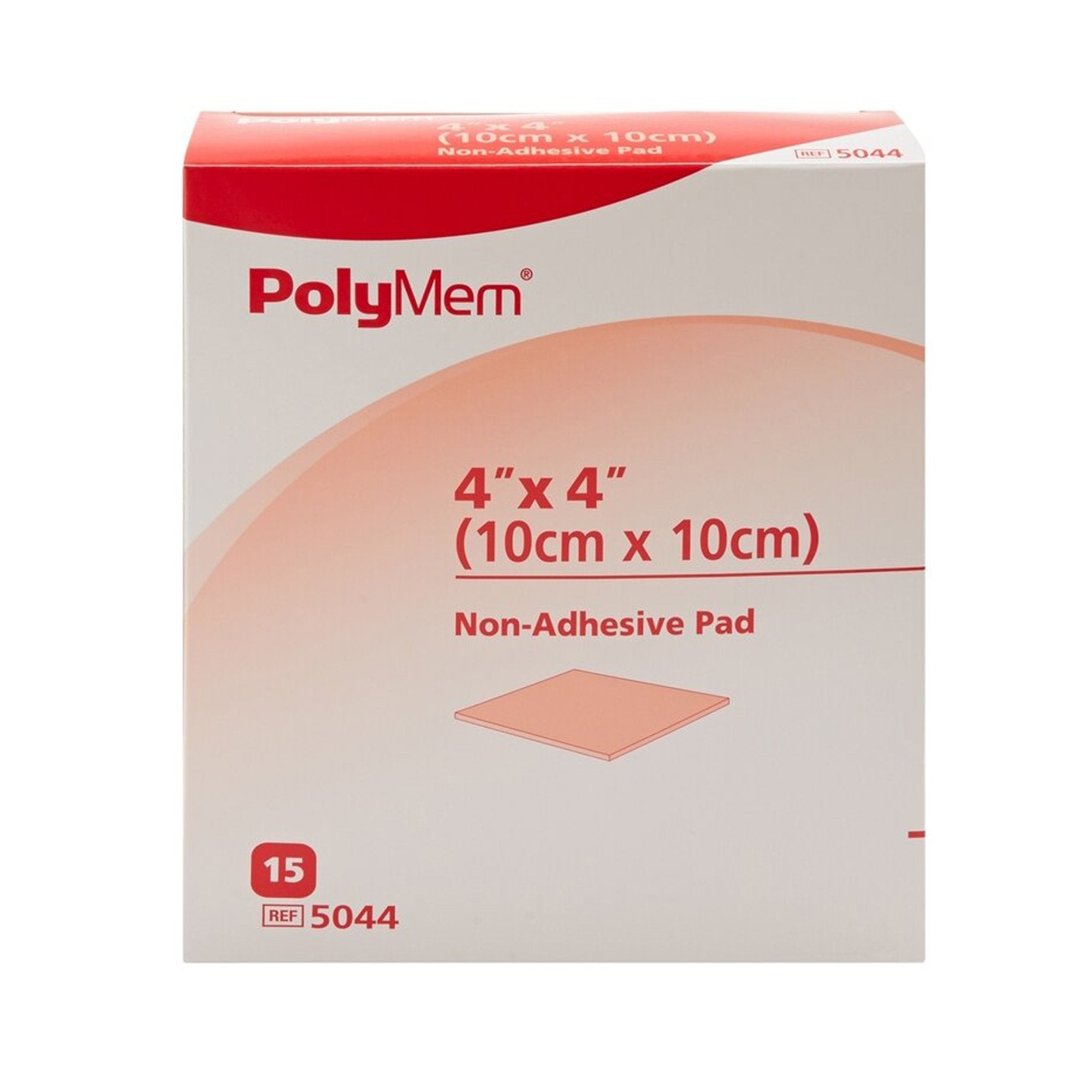 PolyMem® Nonadhesive without Border Foam Dressing, 3 x 3 Inch 5033
