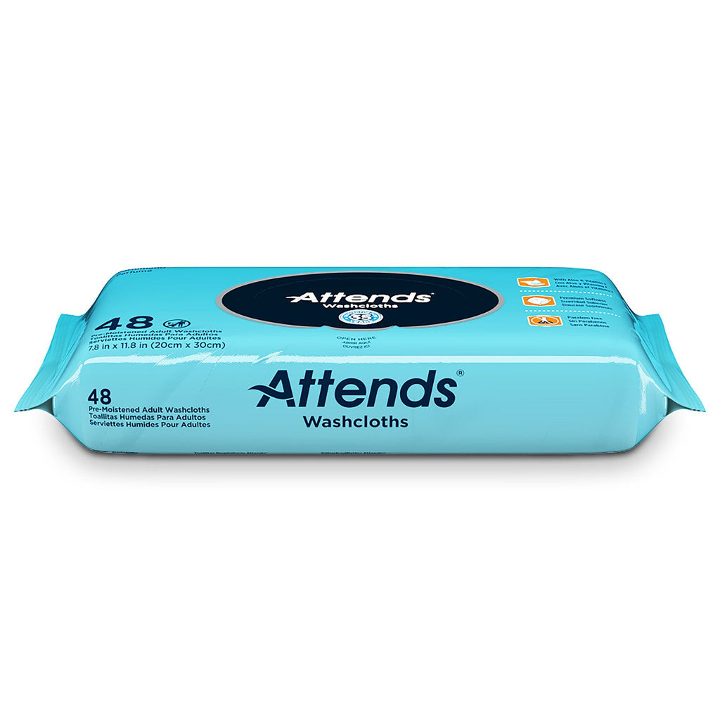 Attends® Scented Personal Cleansing Wipes with Aloe and Vitamin E WCPP1000