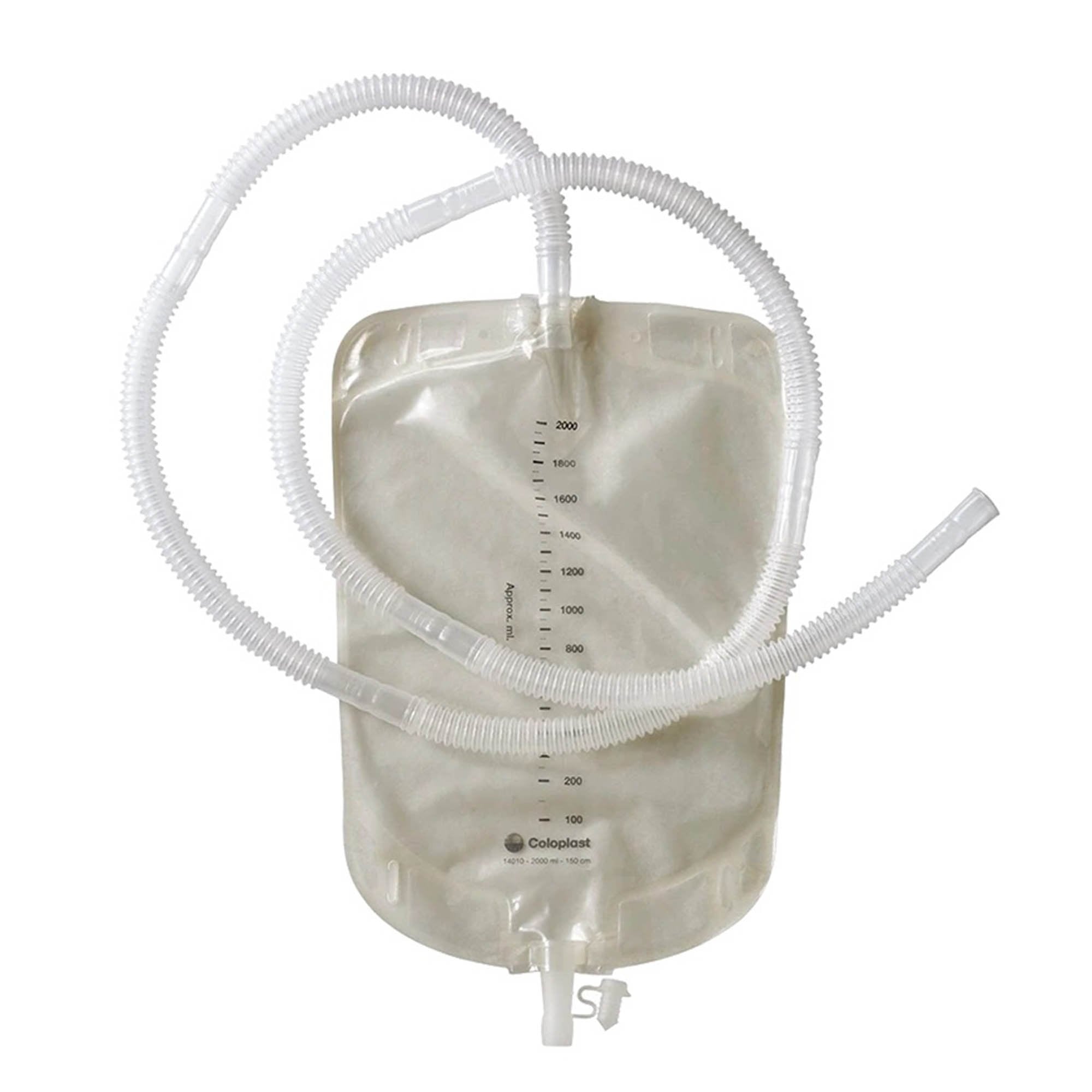 Coloplast® Bed Drainage Bag, 2000 mL 14010