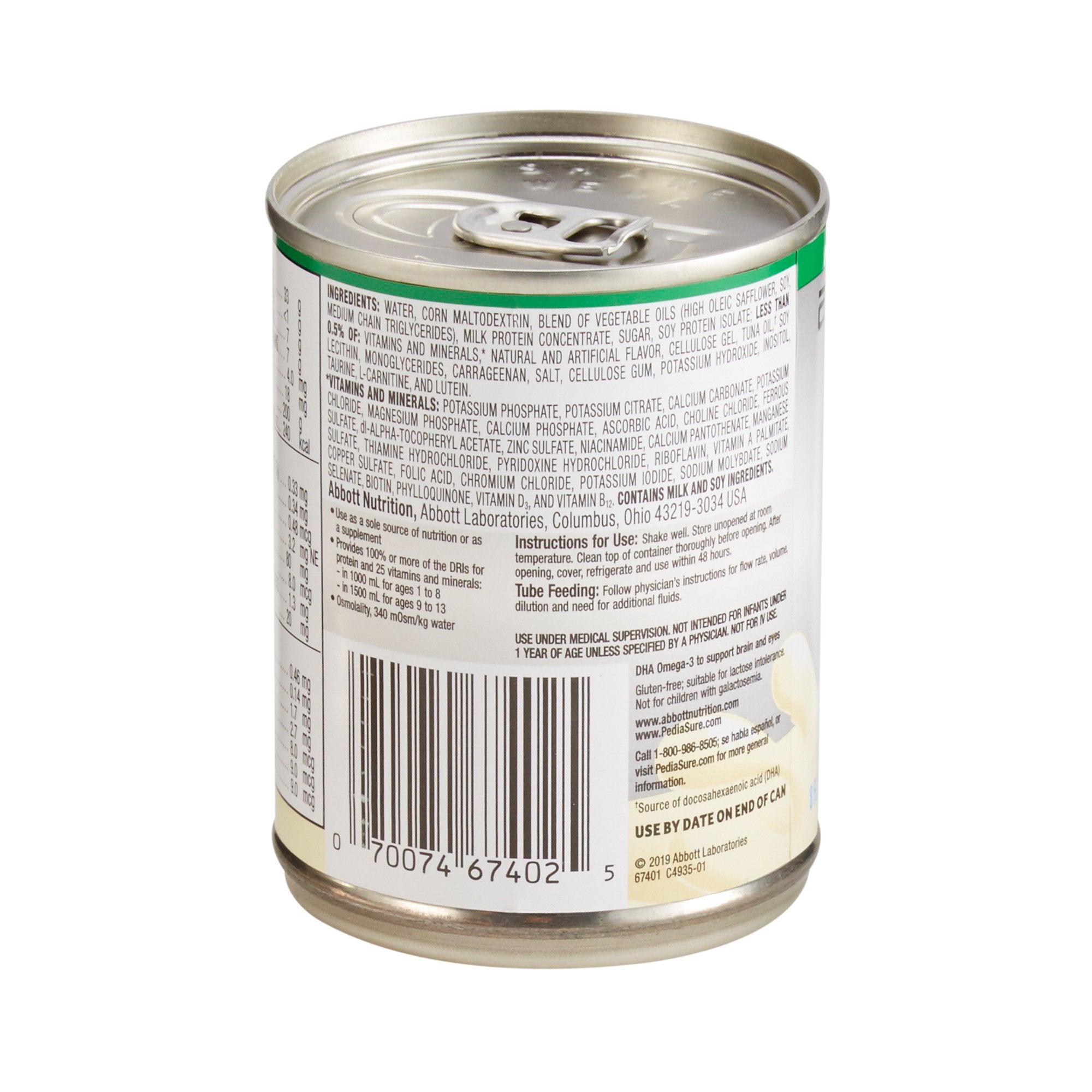 PediaSure® Enteral Formula, Vanilla, 8-ounce can 67401