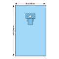 O&M Halyard Inc Halyard Sterile Thyroid EENT Drape, 76 W x 124 L Inch 89255, Case of 13