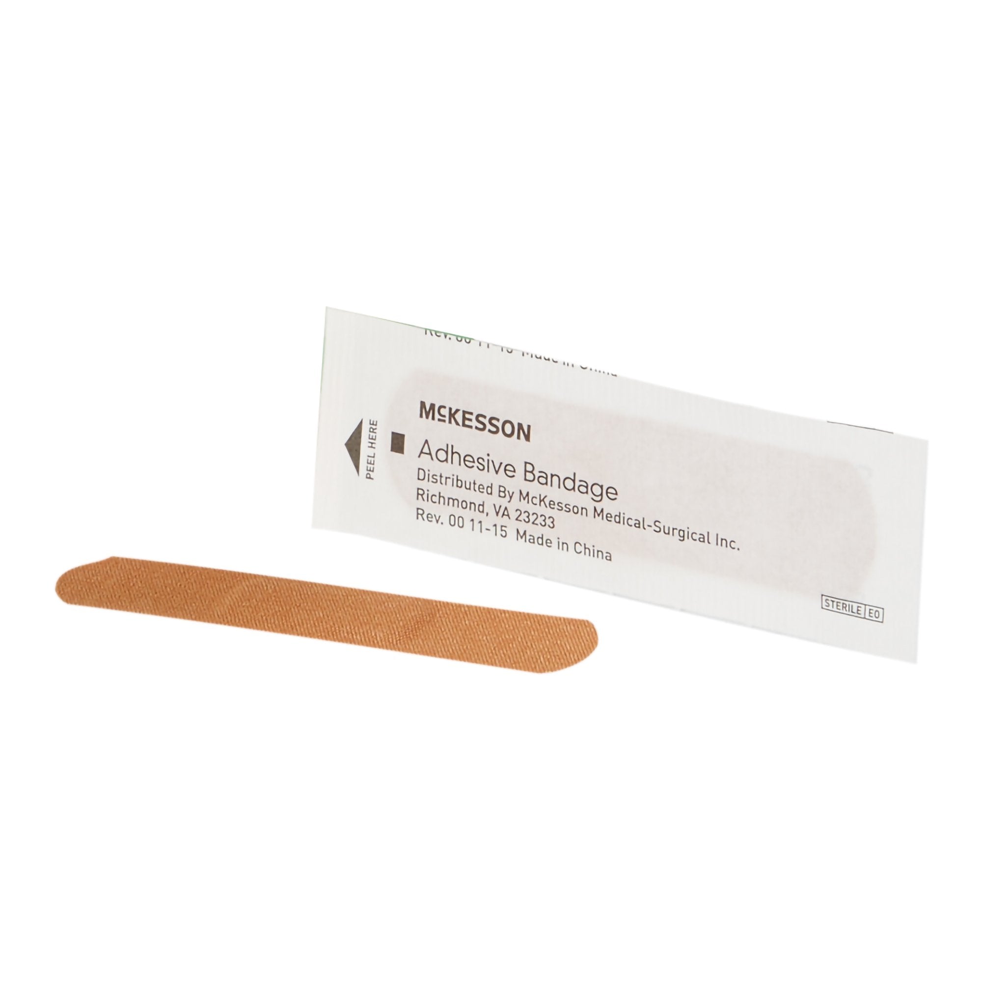 McKesson Tan Adhesive Strip, 3/4 x 3 Inch 16-4813