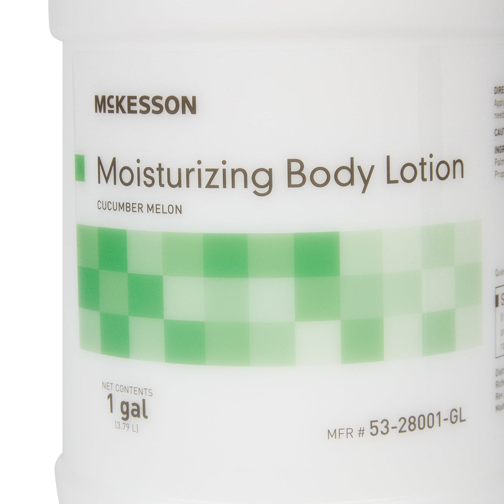 McKesson Moisturizer, Cucumber Melon Scent, 1 gal Jug 53-28001-GL