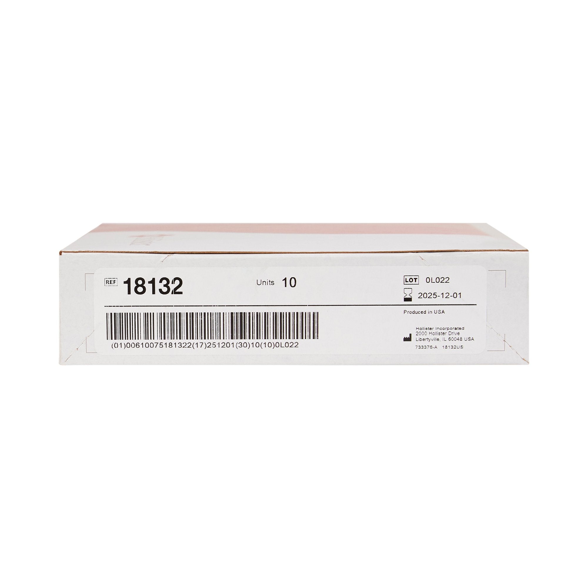 New Image™ 18132 Transparent Colostomy Pouch, Pre-cut to Fit 44 mm Stomas, Green 18132