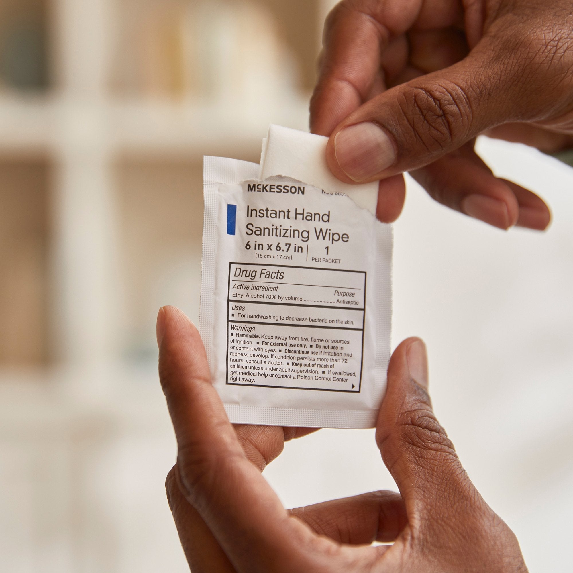 McKesson Hand Sanitizing Wipes 16-3500