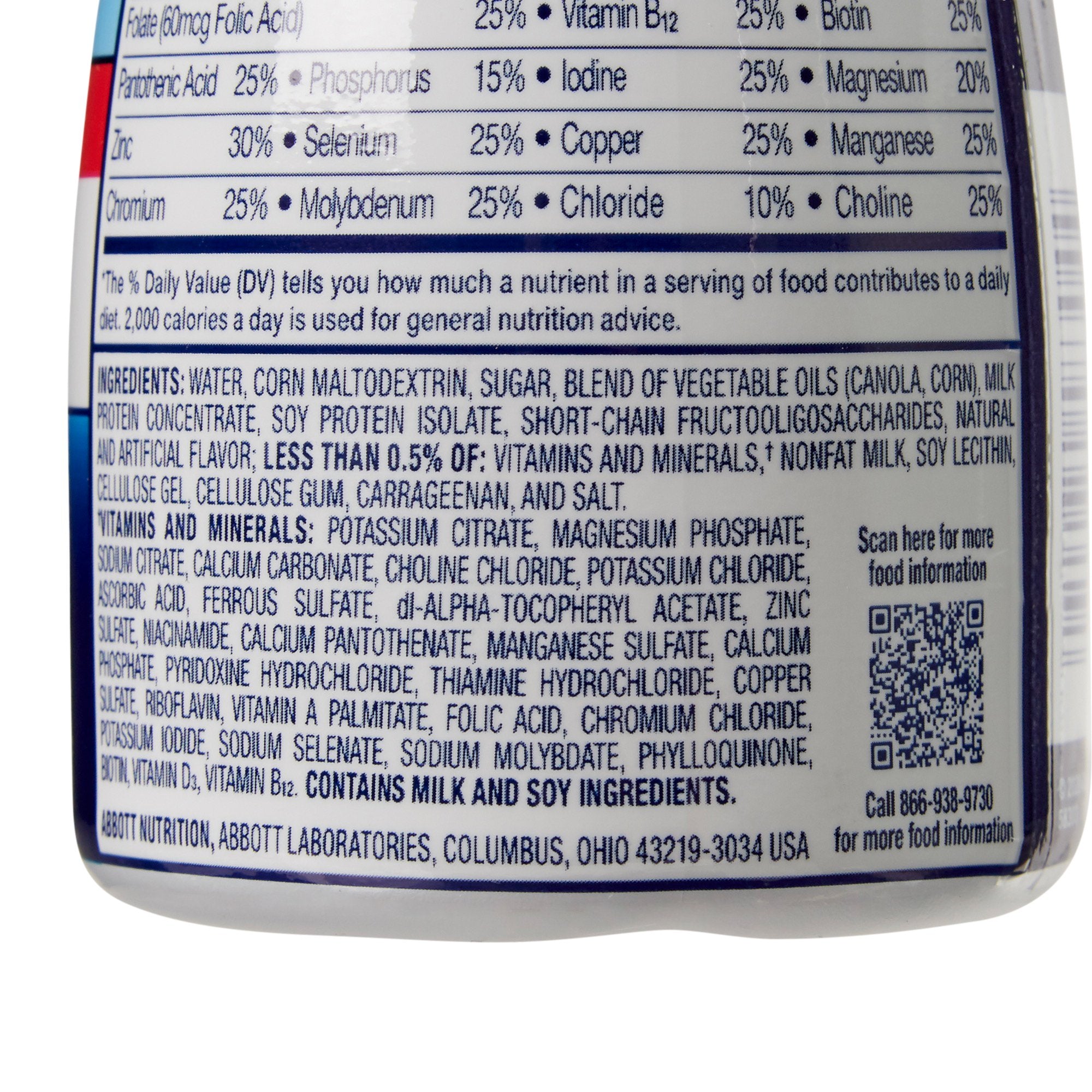 Ensure® Plus Therapeutic Nutrition, Vanilla, 8-ounce bottle 58303